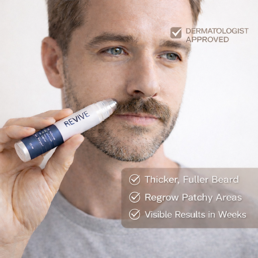 Revive Hair & Beard Growth Serum for Men